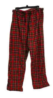 Follow Me Sleepwear Adult Plaid Flannel Pajama Pants, Red, XL