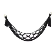 Handoven Cotton Rope Toy Storage Net Corner Hammock for Stuffed Animals Holder