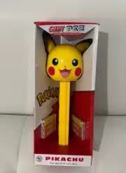 GIANT PEZ Candy Roll Dispenser POKEMON PIKACHU 12" Tall 1.74 OZ 49.3 g NEW NIP