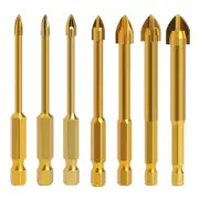 3/4/5/6/8/10/12mm Hexagon Shank for Cross Drill Bit Tile Glass Hole Opener