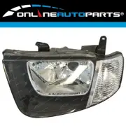 LH Headlight W/ Clear Flasher for Mitsubishi Triton ML GL GLX Ute 2006-2009