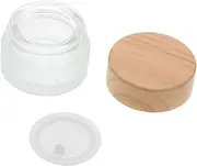 Multi-use Log Glass Bottle for Dappen Dish Nail Art Cup Glass Nail Art Washing Container Lightweight Sturdy Manicure Cup Lid for Diy Nail Art at Home