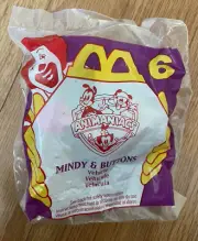 NIP 1994 Animaniacs McDonalds Happy Meal Toy Mindy and Buttons #6 Collectable