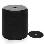4mm x 240yd Black Macrame Cord, 100% Cotton Rope for Plant Hangers & Crafts