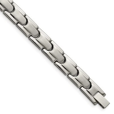 Titanium Brushed and Polished Link Bracelet 8.5" for Men's 41.15gm