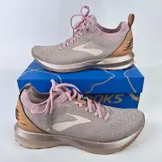 Brooks Levitate 2 LE Tan Brown Pink Running Shoes Women's Size 7 B Medium