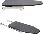 AKOZLIN Retractable Pull Out Ironing Board Closet Sliding Out Swivel Iron Board with Heat Resistant Ironing Cover, Board Size: 31.88"×13"