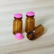 2ml Wedding Tiny Vial Jars DIY Containers Crafts Cork Bottles Glass 10-200pc