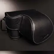 Handmade Genuine Real Leather Camera Full Cover Case Bag For Panasonic GX8
