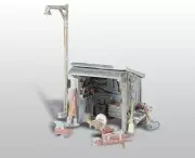 Woodland Scenics Tool Shed Sc Details, #WS-D216