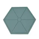 Silicone Coaster Creative Heat-resistant Flexible Waterproof Table Mat Geometric