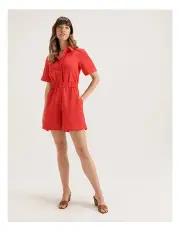 [REVIEW] Ruby Playsuit in Red