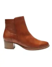 [Easy Steps] Dapper Mid Brown Glove Boots
