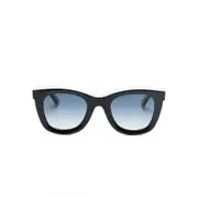[Grand Azur] Grand Azur Juli Square-frame Sunglasses ONE SIZE BLACK