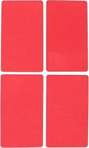 4pcs 3D Relief Nail Printing Template, Nail Art Silicone Printing Template, Carving Stencil Mold Nail Art Tool for Salon DIY