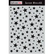 Darkroom Door Large Stencil Starry Night - Scrapbooking & Cardmaking