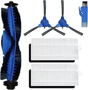 Compatible with Cecotec Conga 1090 1790 Titanium Ultra Robot Vacuum Replacement Spare Parts Accessories Main Side Brush Hepa Filter Mop Rag (Color : Set B)