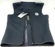 Adult Slinx Privilege 3MM Neoprene Thermal Flex Front Zip Vest Size Large