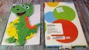 Dino ABC & 123 Wooden Puzzle - BRAND NEW