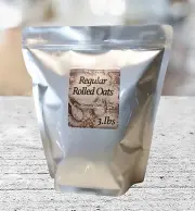 Regular Rolled Oats #5 ~Oatmeal ~ Bulk 3Lb Mylar Bags