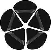 LeoLeoyy Triangle Powder Puff Makeup Sponge,Blending Foundation Sponge Makeup Set Makeup Tool,12pcs for Cream, Powder and Liquid (5black)