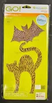 Accuquilt Go! Cat And Bat Fabric Cutting Die 55365 -NEW