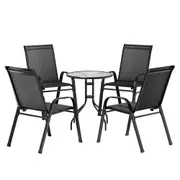 5 Piece Stackable Bistro Set