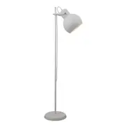 Momento White Mid Century Modern Floor Lamp