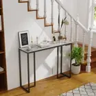 Foyer Console Table Luxury Sintered Stone Tabletop Entryway Table Modern Hallway