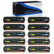 10 Pack CF400A CF401A CF402A CF403A 201A Toner Set For HP Laserjet M252dw M277n