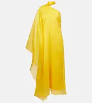 [Taller Marmo] Taller Marmo Betsy Fantasma silk cady kaftan AU 12 yellow
