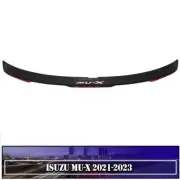 Step Rear Bumper Matte Black Logo White Plate Sport For Isuzu MU-X MUX 2020-2023 (for: Isuzu)
