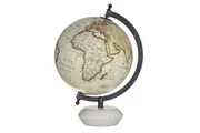 Amalfi Miles Antique World Globe Educational Geographic World Map 25.40cm