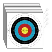 Archery Targets for Backyard, 30Pcs Bow Targets for Hunting &9573