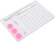 [BIUDECO] Acrylic Lash Pallet for Extensions Lash Holder Tray Magnetic Tweezers Holder Eyelash Display Board for Beauty Salons and Personal Use