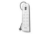 Belkin BSV804AU2M 8-OUTLET USB SURGE PROTECTOR/POWER BOARD (2.4A)