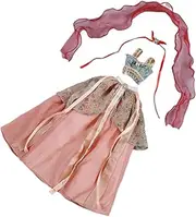 Generic Doll Clothing Costumes Mining Educational Coordination Fashion Decoration Handmade for Birthday Gift Costumes , Red