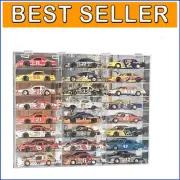 High-Quality Acrylic Display Case for 1:24 Scale Diecast Cars - Easy Wall Mount