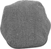 [KOMBIUDA] Wool Beret Hats Unisex Beret Cap for Men Women Summer Artist Beanies Comfortable Outdoor Hat Dark Grey