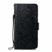 Mandala Embossing Pattern Horizontal Flip Leather Case For Iphone Xs /X