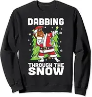 keoStore Dabbing Through The Snow Jack Russell Terrier Dog Christmas Sweatshirt ds721 Sweater