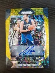 2017-18 Panini Prizm Autographs Fast Break Gold #204 Marc Gasol /10 RARE