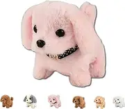 Nicoo - My Realistic Robot Puppy, 2025 New Ai Robotic Dog, Robot Puppy That Acts Like A Real Puppy, Walking, Barking, Tail Wagging (Pink)