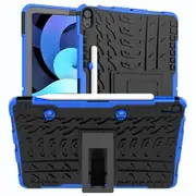 For Apple iPad Air 5th / 4th Gen 10.9 inch Shockproof Heavy Duty Rugged Kickstand Bumper Case Cover (Blue)