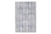 Isaiah Grey Blue Diamond Rug