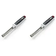 2x Zyliss S/S Easy Twist Apple/Pear Corer/Pitter Fruit Seed Remover 24.7cm Grey