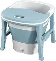Foot Soaking Bath Basin，Deluxe- Foot Spa, Heat Maintenance, Raised Nodes, Insulated lid， unghie di Punta e caviglie, Pedicure, vasca da bagno portatile.