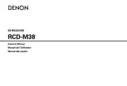 MANUAL Denon CD Player User's Manual - RCD-M38 Owners Manual FREE SHIPPING