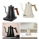 Electric Gooseneck Kettle Pour over Coffee Kettle Stainless Steel Multipurpose
