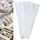 DIY Drawer Divider Household Storage Organizer Adjustable Draw Separators Tool^^